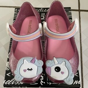 Mini Melissa Unicorn shoes